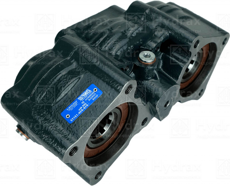Коробка отбора мощности ISO (два выхода) для КПП ZF 6S-1000 с пневмоуправлением