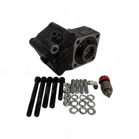 Коробка отбора мощности 65XH8 ZF смещ., повёрн., с датчиком (аналог PTO 11 (1:1.29))